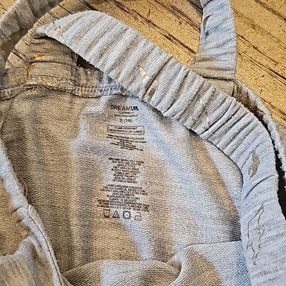 Girls gray romper jumpsuit size 7/8 new condition - Picture 6 of 10